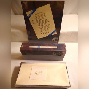 CRANE'S BOND 100% COTTON FIBER HEAVYWEIGHT 24LBS PAPER/ENVELOPES BUNDLE (NWOT)